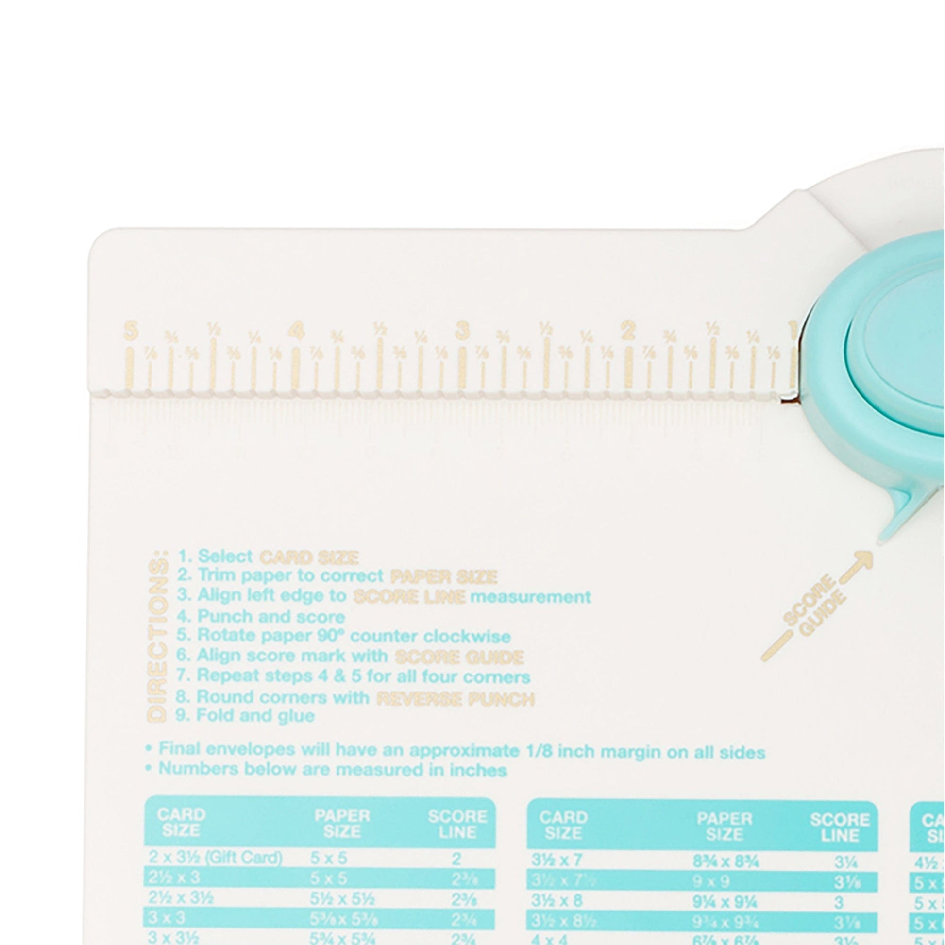 We R Makers Tools We R Envelope Punch Board - 6.75"X10.5"