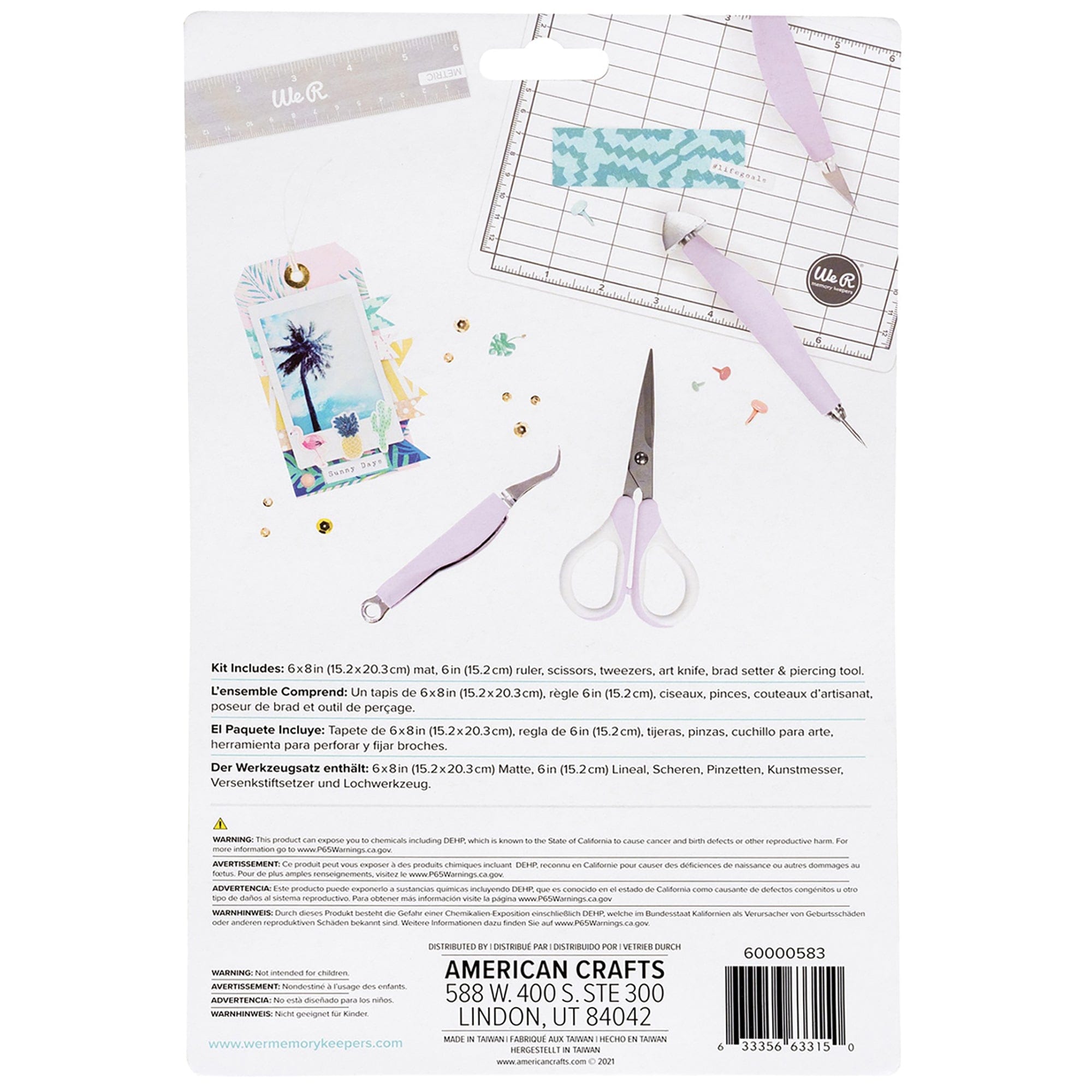 We R Makers Tools We R Keepers 6pc Mini Tool Kit