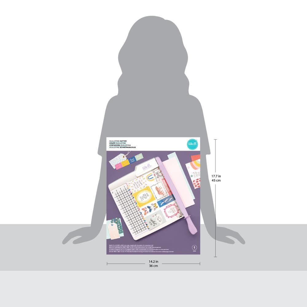 We R Makers Tools We R Large Guillotine Cutter - Lilac