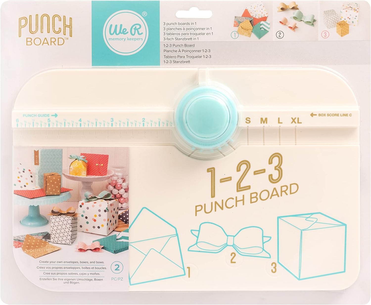 We R Makers Tools We R Makers 1-2-3 Punch Board