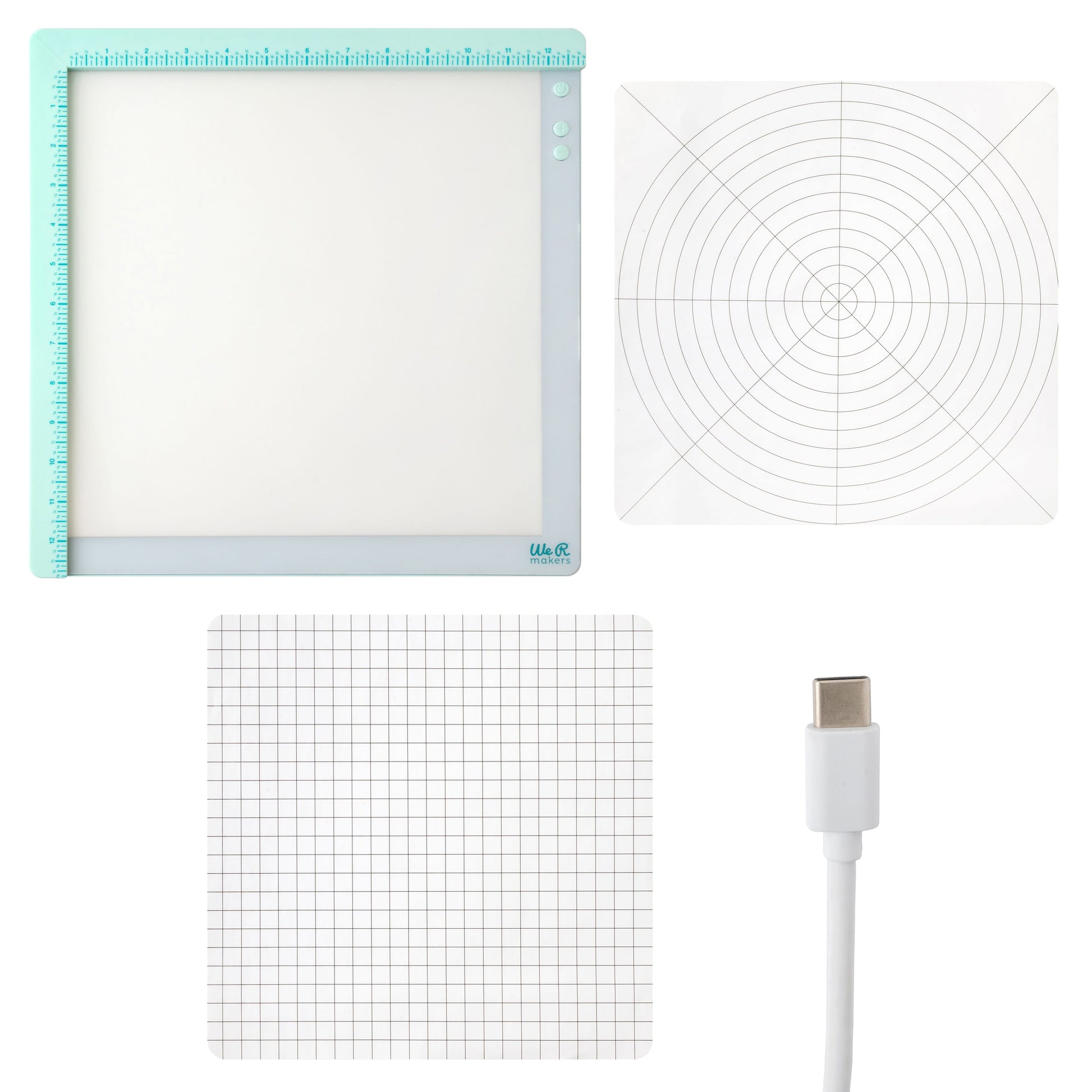 We R Makers Tools We R Makers – 12" x 12" Edge Align Light Pad