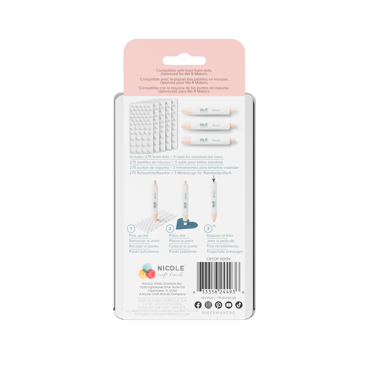 We R Makers Tools We R Makers – Dot Setter Applicator Kit