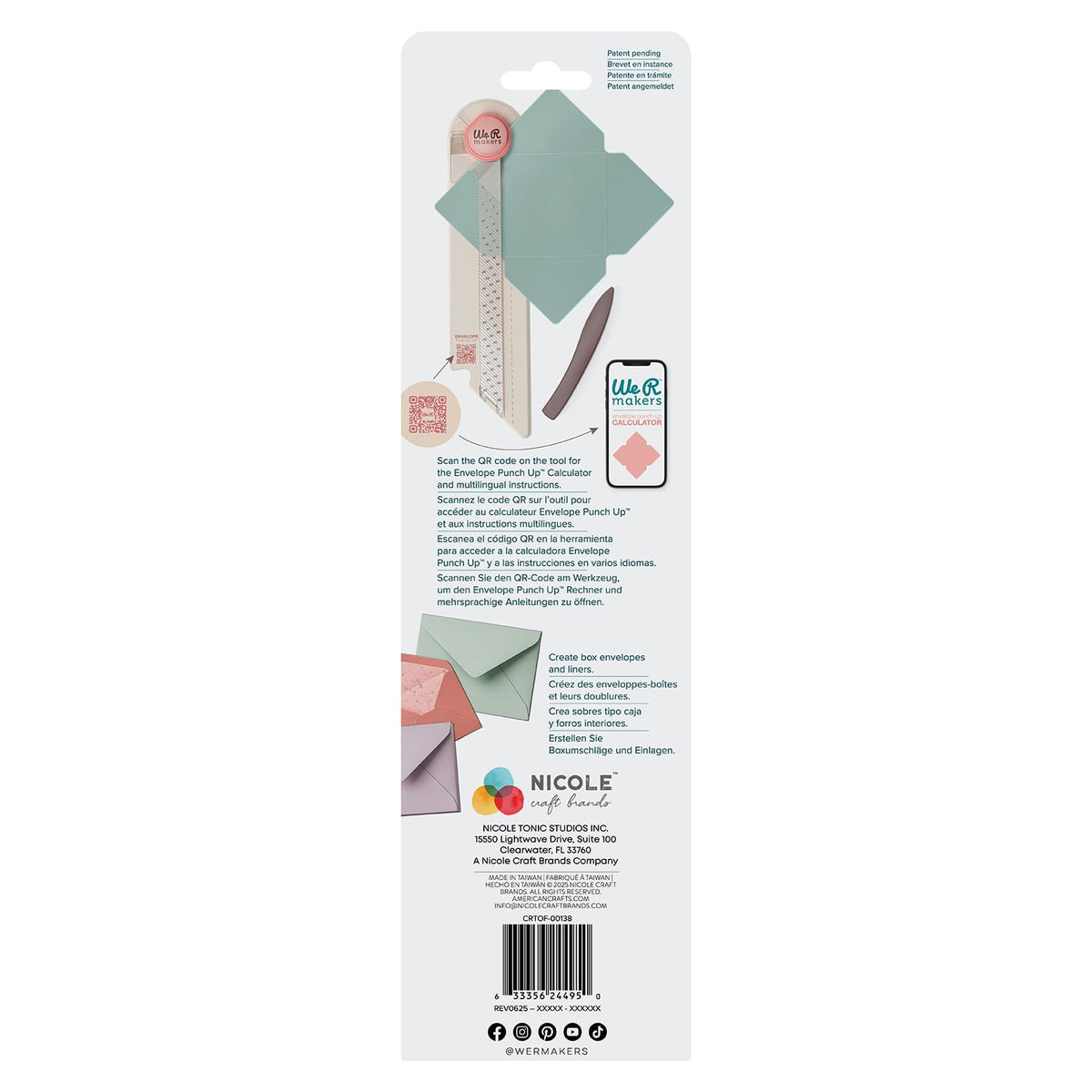 We R Makers Tools We R Makers – Envelope Punch Up