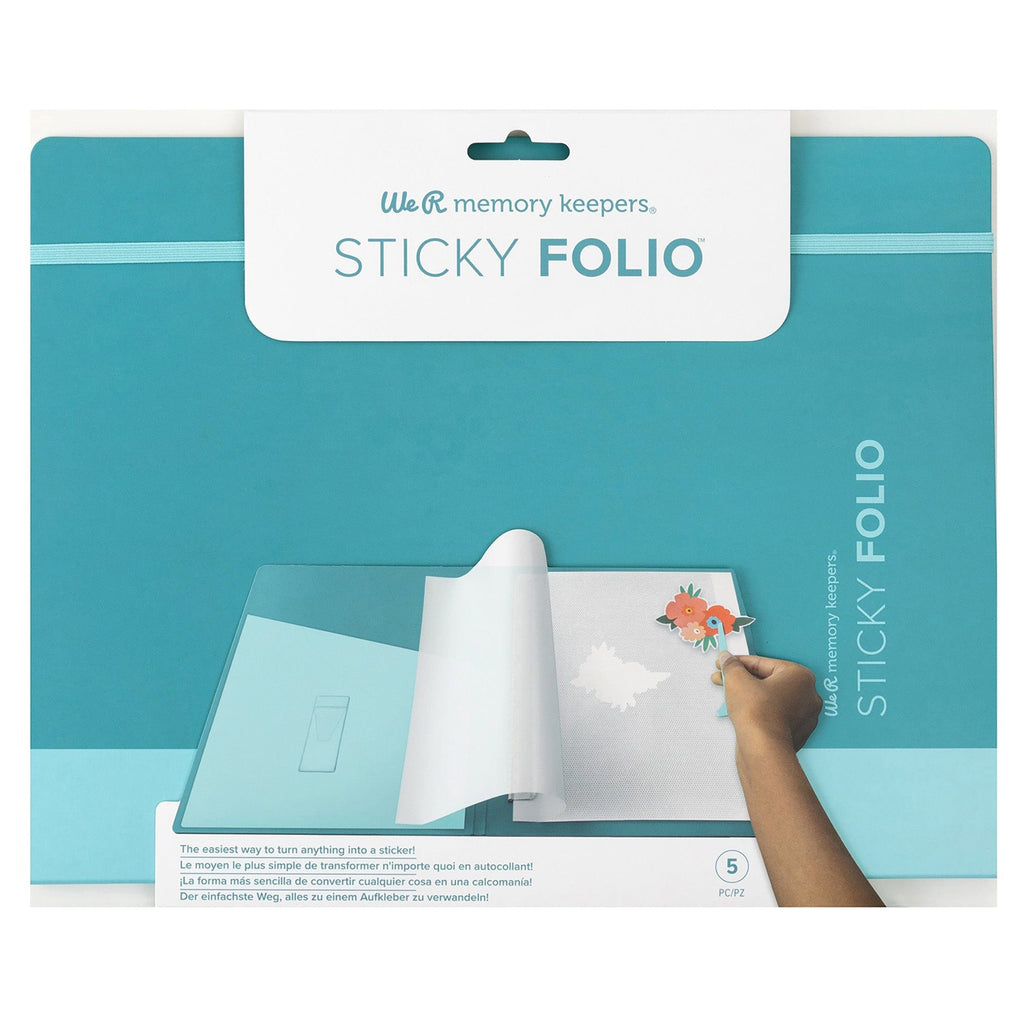 We R Makers Tools We R Makers Make Your Own Stickers Sticky Folio - Mint