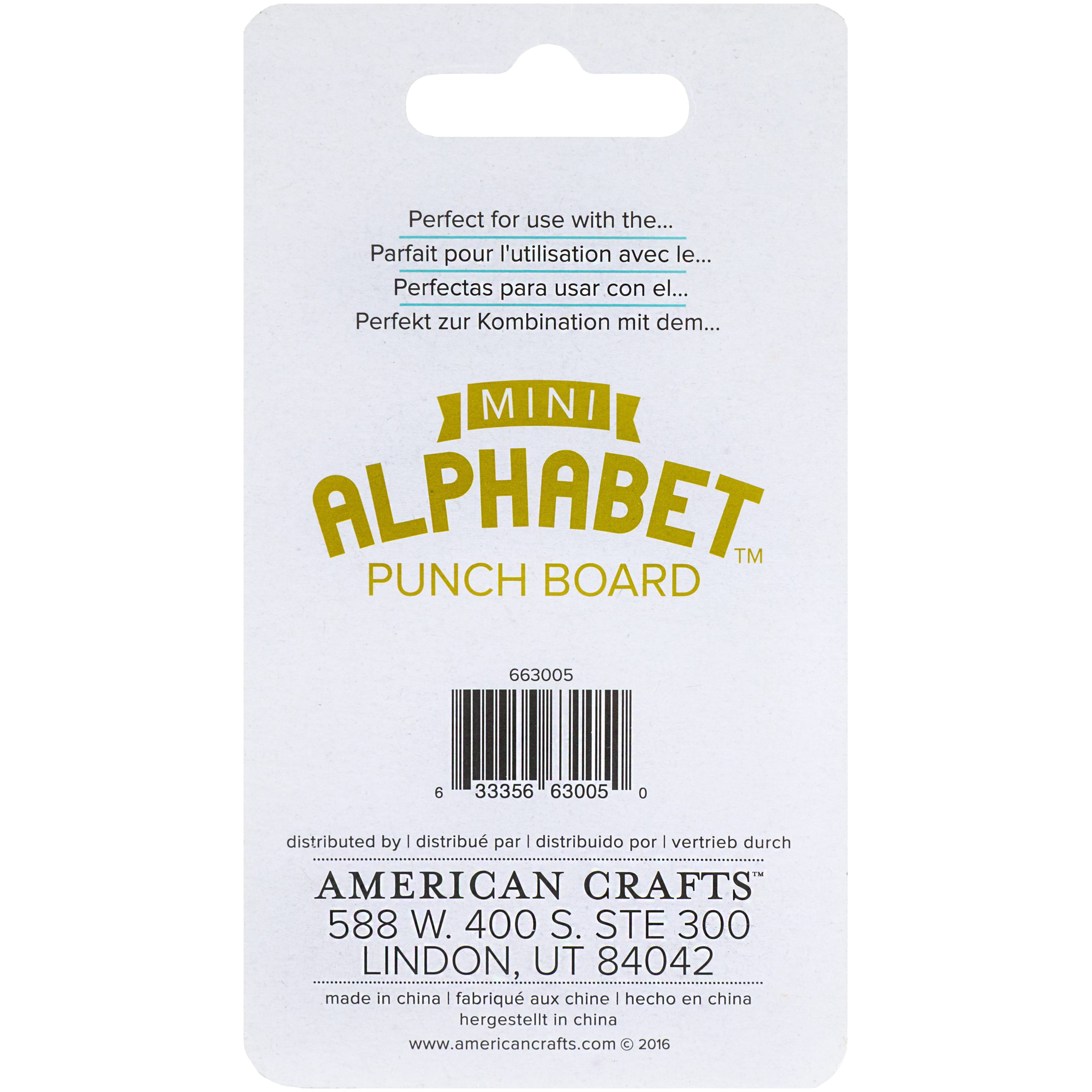 We R Makers Tools We R Makers – Mini Alphabet & Tag Punch Board Blade Refills