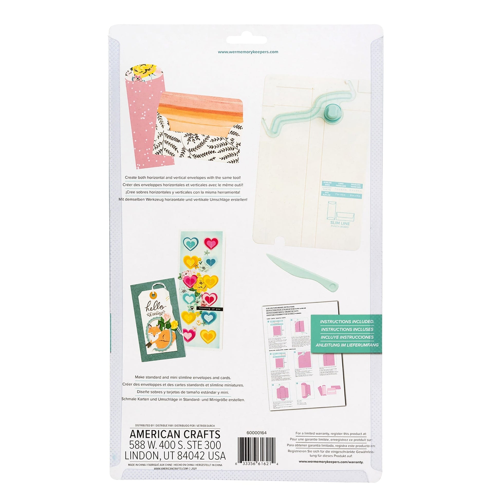 We R Makers We R Makers - Slimline Card Punch Board