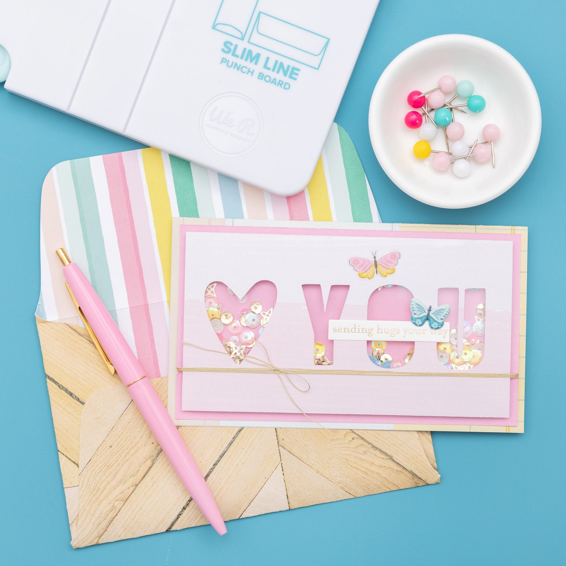 We R Makers We R Makers - Slimline Card Punch Board