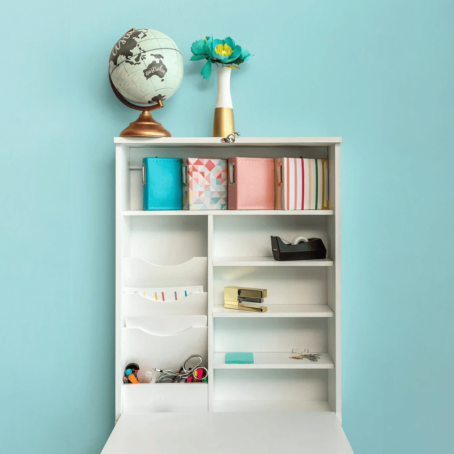 We R Makers We R Makers - Space-Saving Fold Down Craft Table & Storage Desk