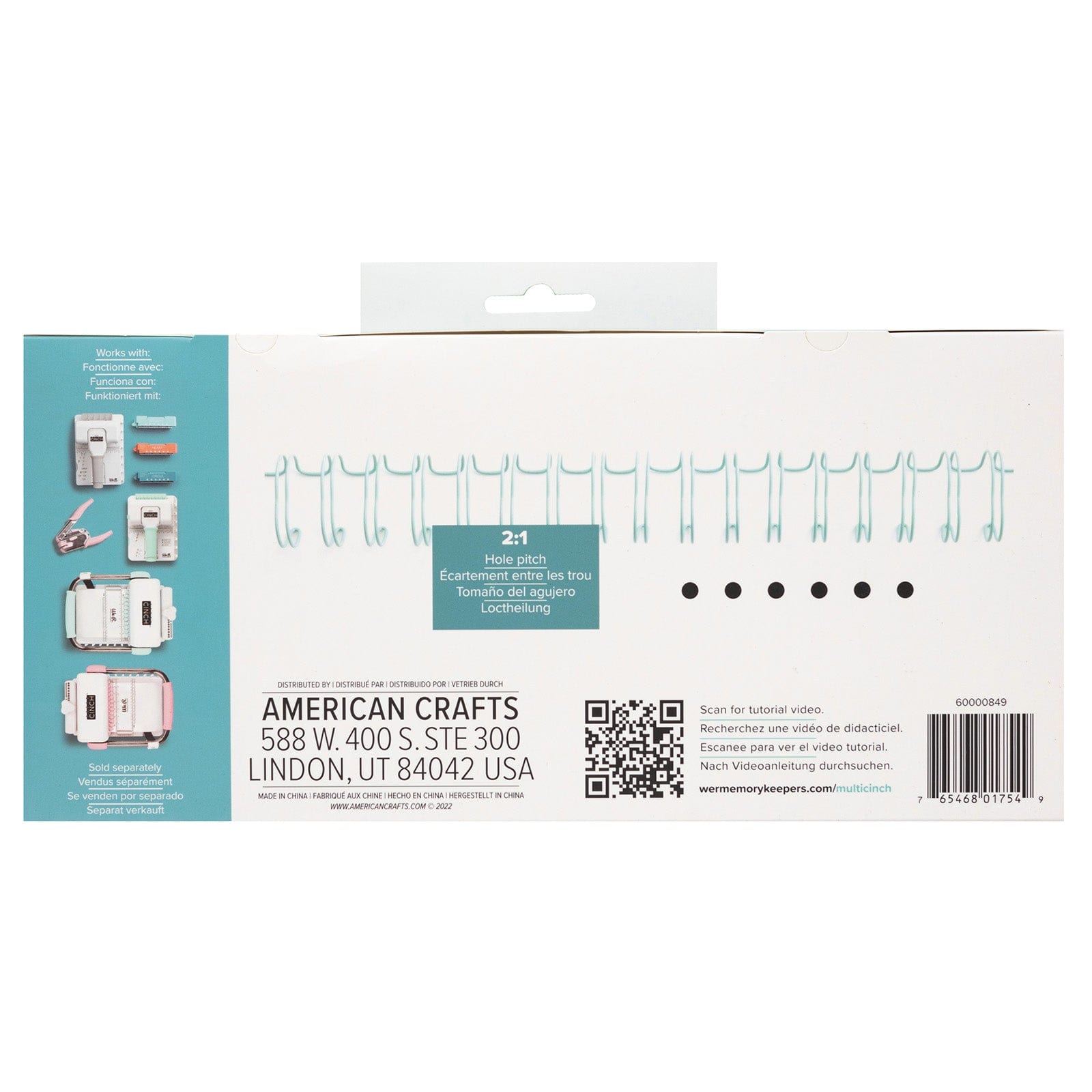 We R Makers We R Memory Keepers Cinch Binding Wires 0.625" – 30 Pack Assorted Colours