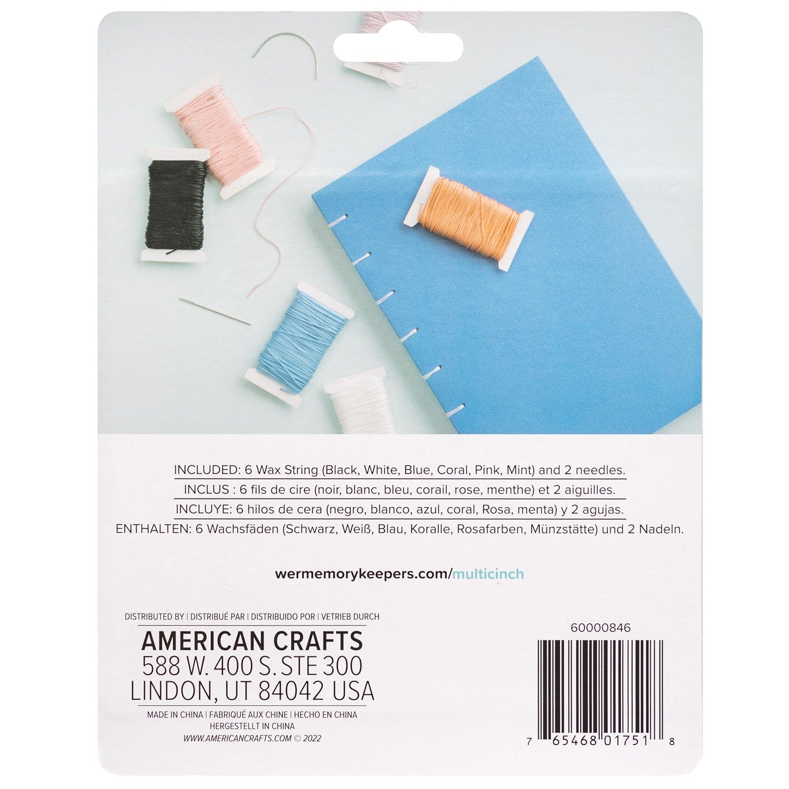 We R Makers We R Memory Keepers Cinch Coptic Binding Kit – 6 Pack Thread & Needles