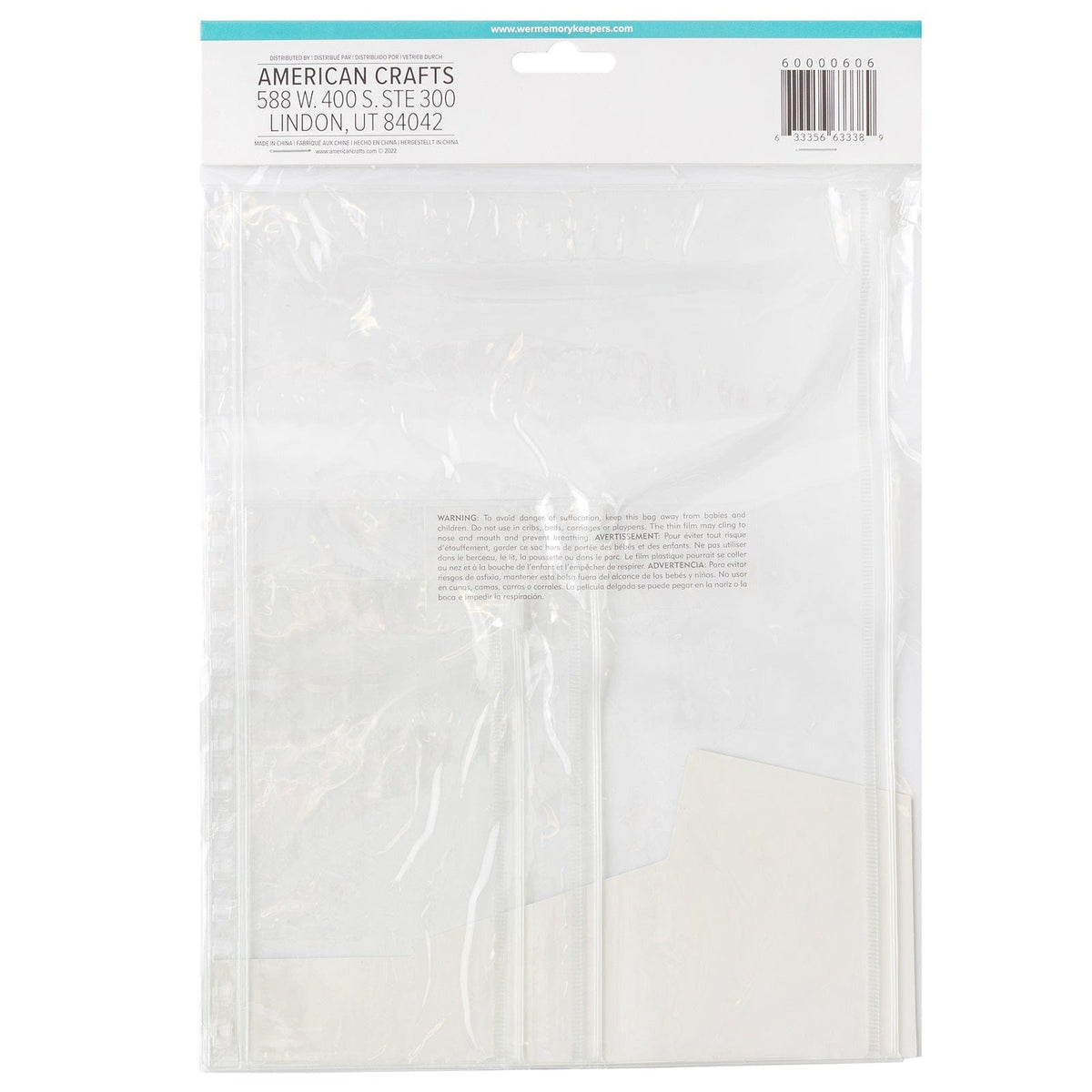 We R Makers We R Memory Keepers Cinch Storage Pouch 3/Pkg