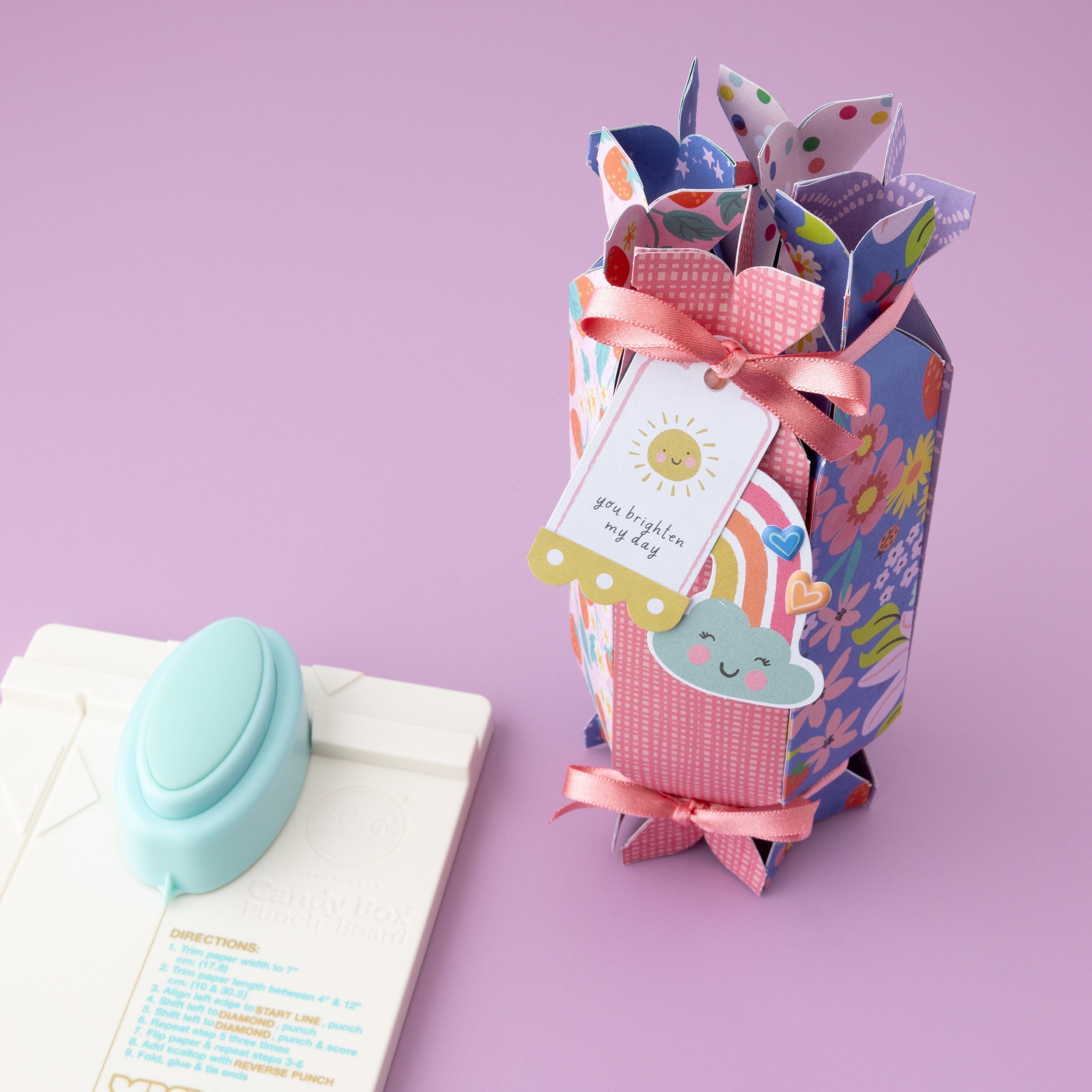 We R Makers We R Memory Keepers Punch Board-Candy Box