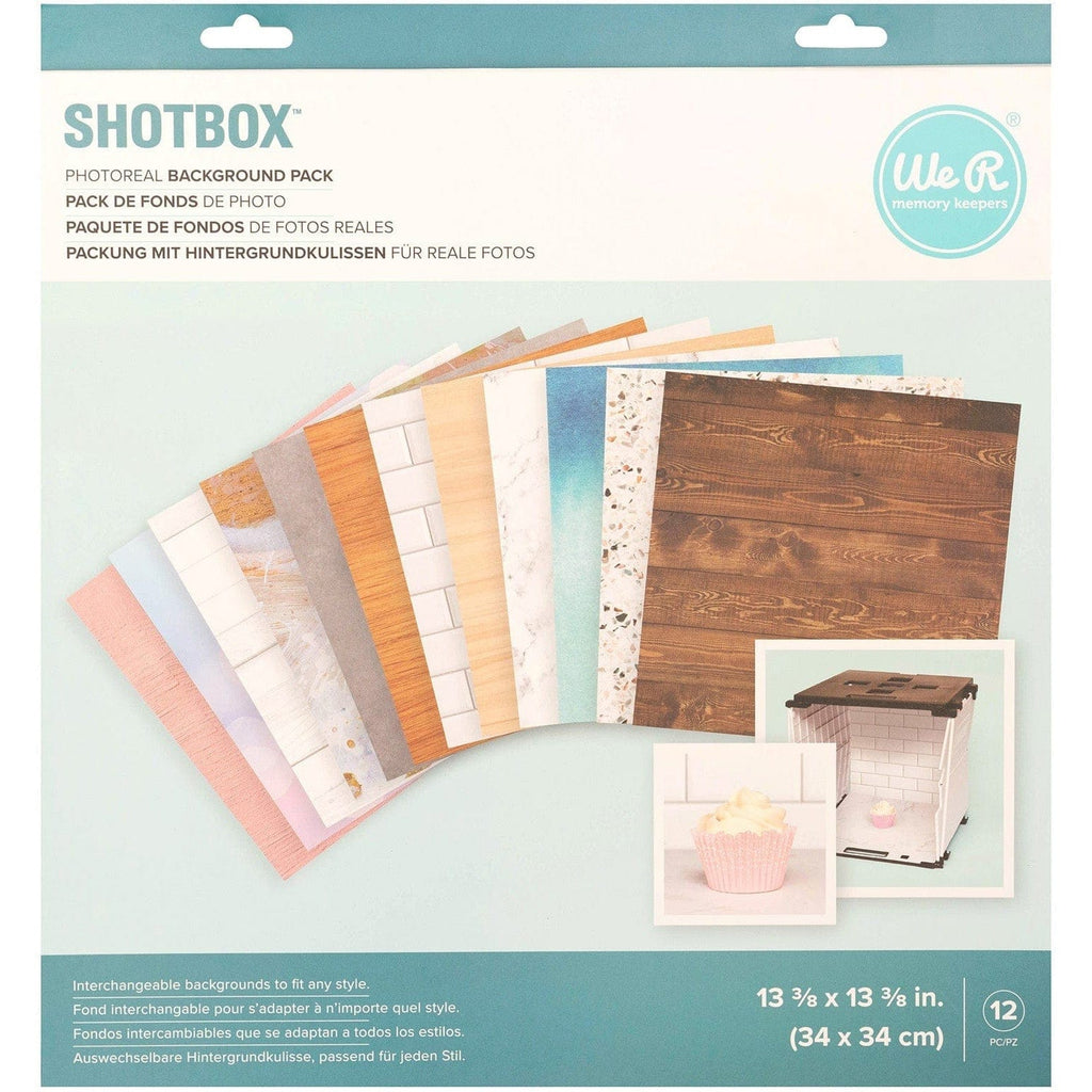 We R Makers We R Memory Keepers ShotBox Background 12/Sheets-Photoreal