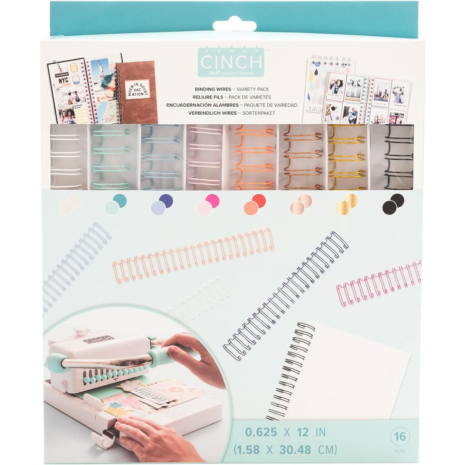 We R Makers Wires We R Makers Cinch Book Binding Value Pack Wire