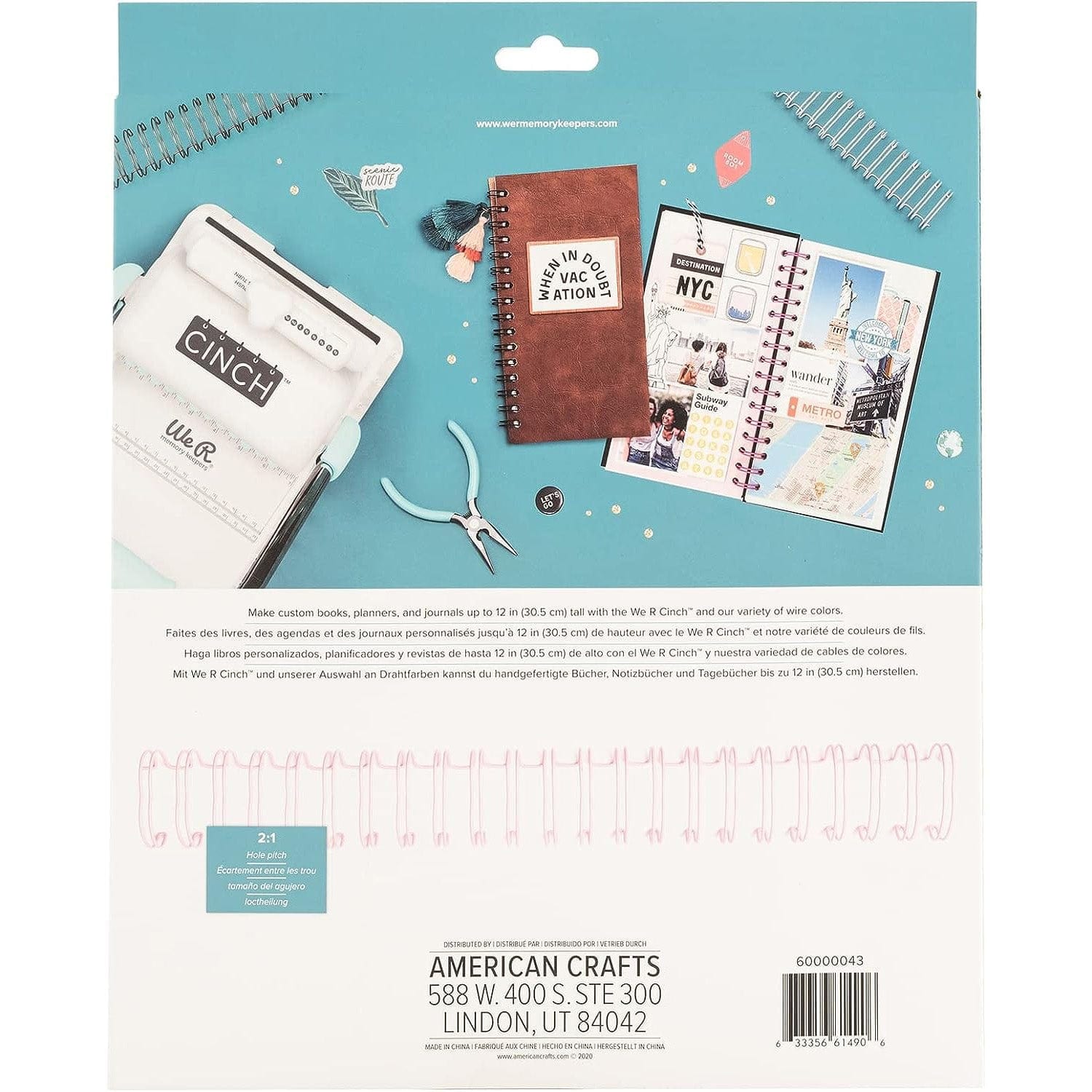 We R Makers Wires We R Makers Cinch Book Binding Value Pack Wire