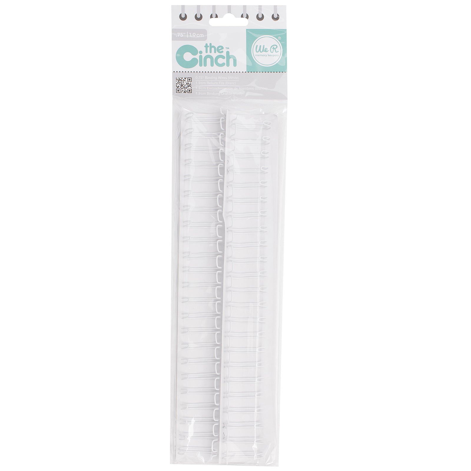 We R Makers Wires We R Makers Cinch Book Binding Wires 0.75" x 10.5" – 2 Pack White