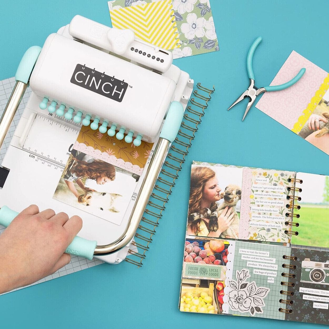 We R Makers Wires We R Memory Keepers Cinch Book Binding Wires 0.75" x 10.5" – White, 3 Pack Bundle (Total 6 Wires)