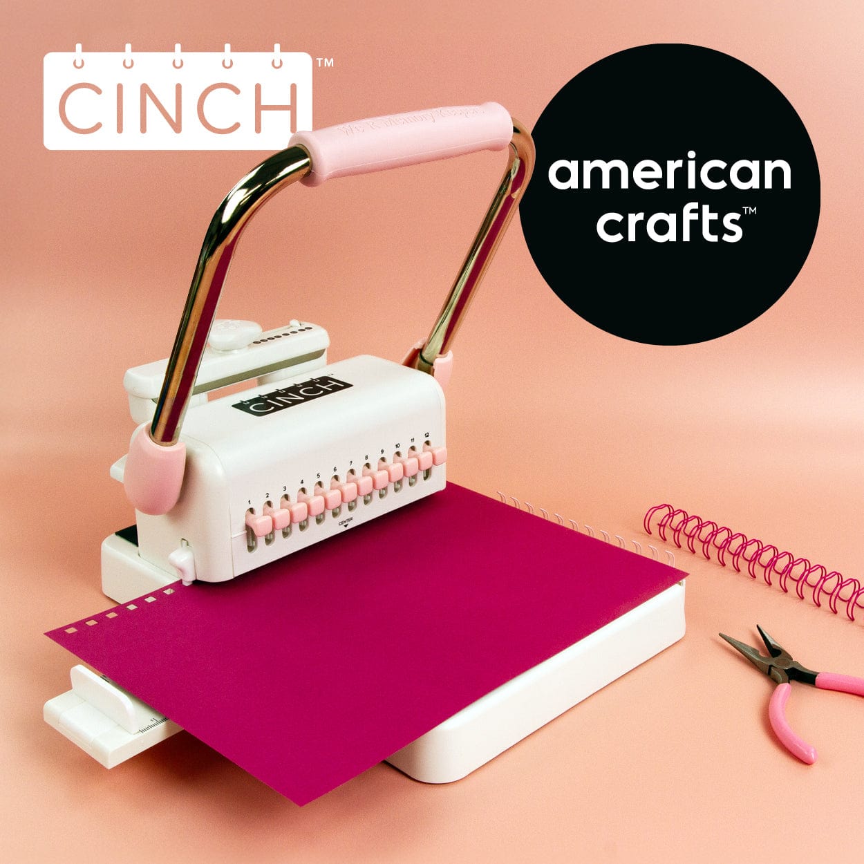 We R Makers Wires We R Memory Keepers Cinch Book Binding Wires 0.75" x 10.5" – White, 3 Pack Bundle (Total 6 Wires)