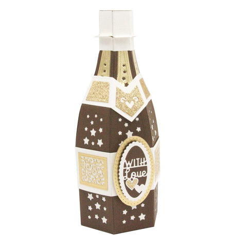 Tonic Studios Die Cutting Tonic Studios - Time To Drink Champagne Bottle Die Set - 4901e