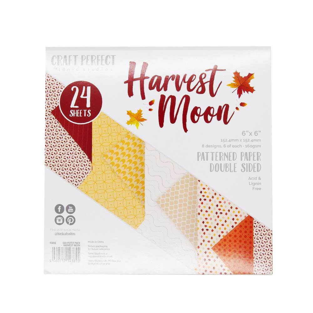 Craft Perfect 6x6 Card Packs Craft Perfect - 6x6 Paper Packs - Harvest Moon - 9385E