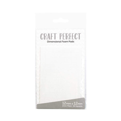 Craft Perfect Adhesives Craft Perfect - Adhesives - Dimensional Foam Pads - 12mm (96 pads)  - 9751e