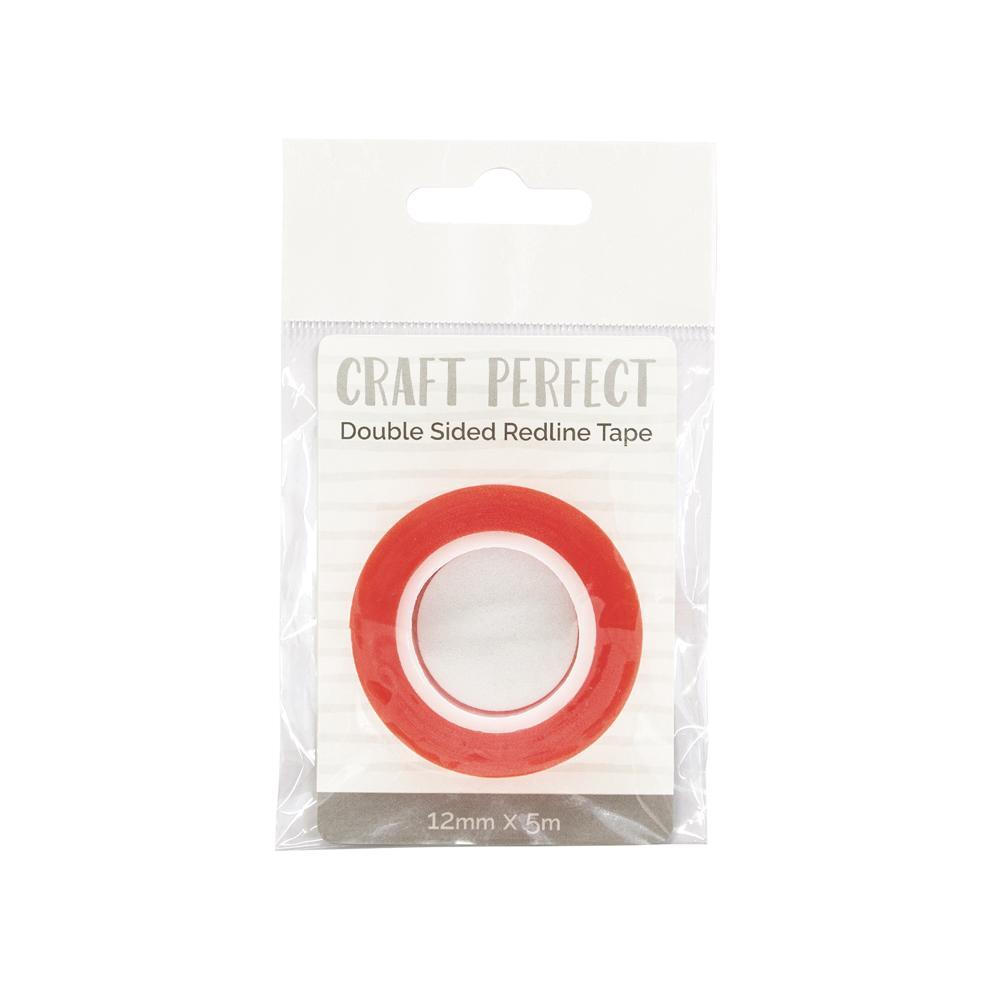 Craft Perfect Adhesives Craft Perfect - Adhesives - Double Sided Redline Tape - 12mm x 5m - 9733E