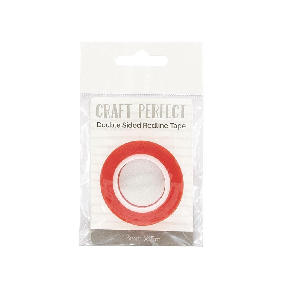 Craft Perfect Adhesives Craft Perfect - Adhesives - Double Sided Redline Tape - 3mm x 5m - 9734E