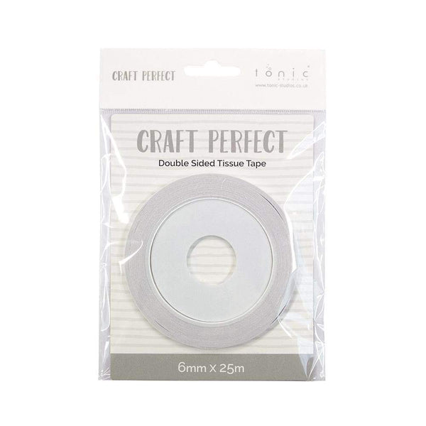 Craft Perfect Adhesives Craft Perfect - Adhesives - Double Sided Tissue Tape - 6mm x 25m - 9740e