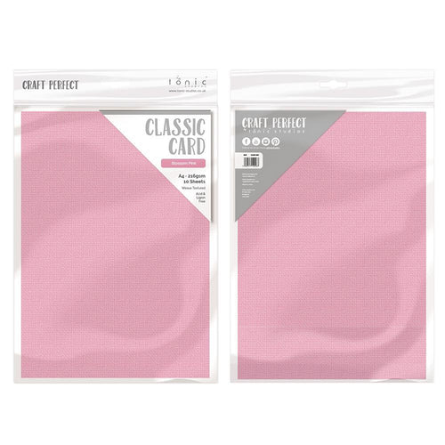 Craft Perfect Classic Card Classic Card  - Blossom Pink - A4 (10/PK) - 9066E