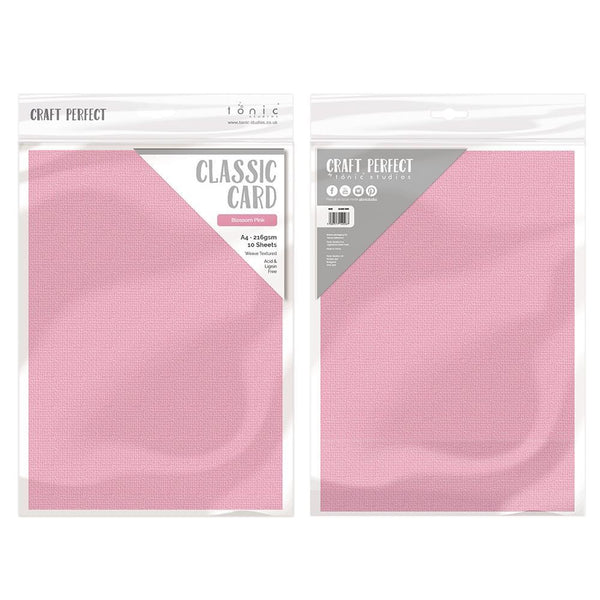 Craft Perfect Classic Card Classic Card  - Blossom Pink - A4 (10/PK) - 9066E