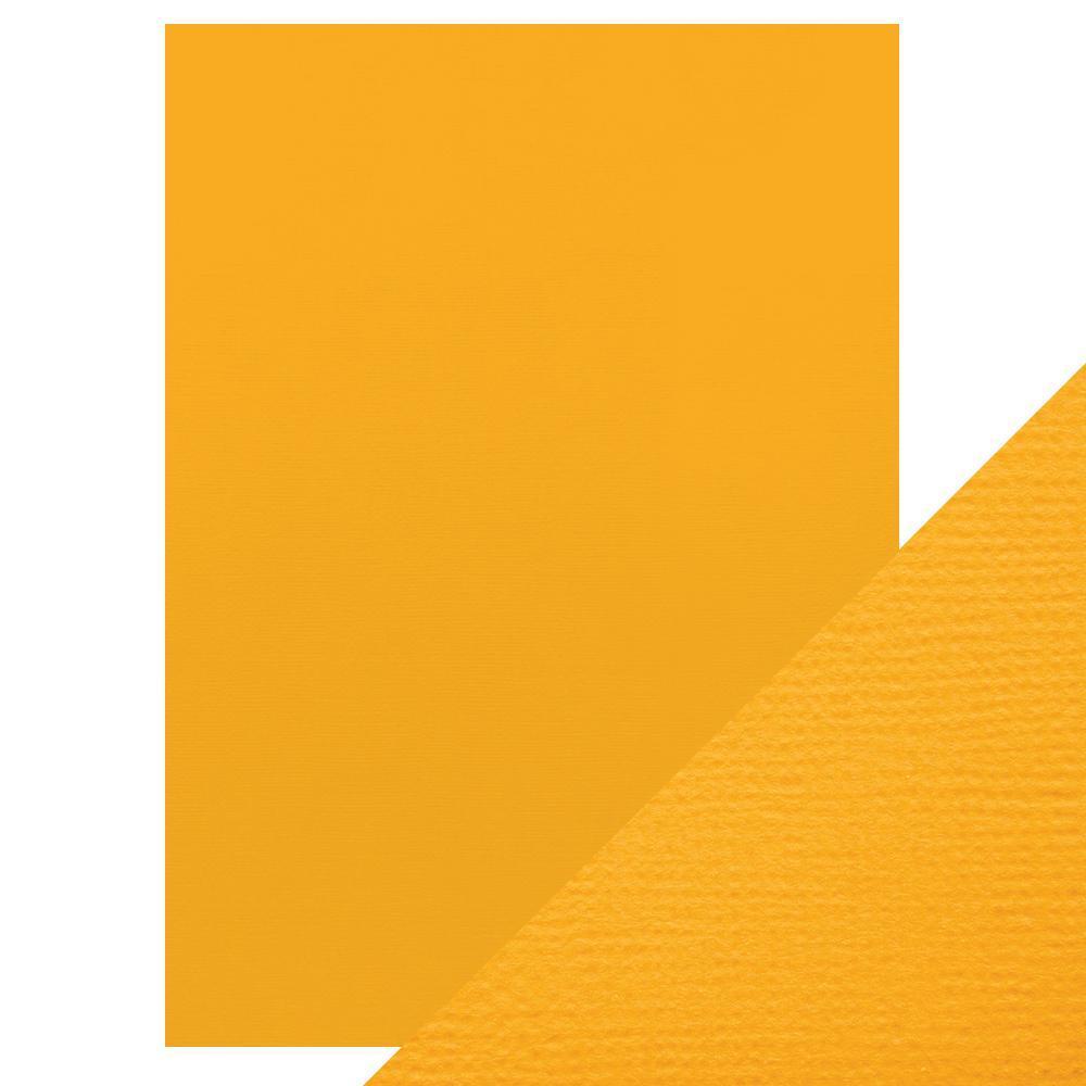 Craft Perfect Classic Card Craft Perfect - Classic Card  - Amber Yellow - Weave Textured - A4(10/PK) - 9027e