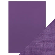 Craft Perfect Classic Card Craft Perfect - Classic Card  - Amethyst Purple - Weave Textured - A4(10/PK) - 9055e