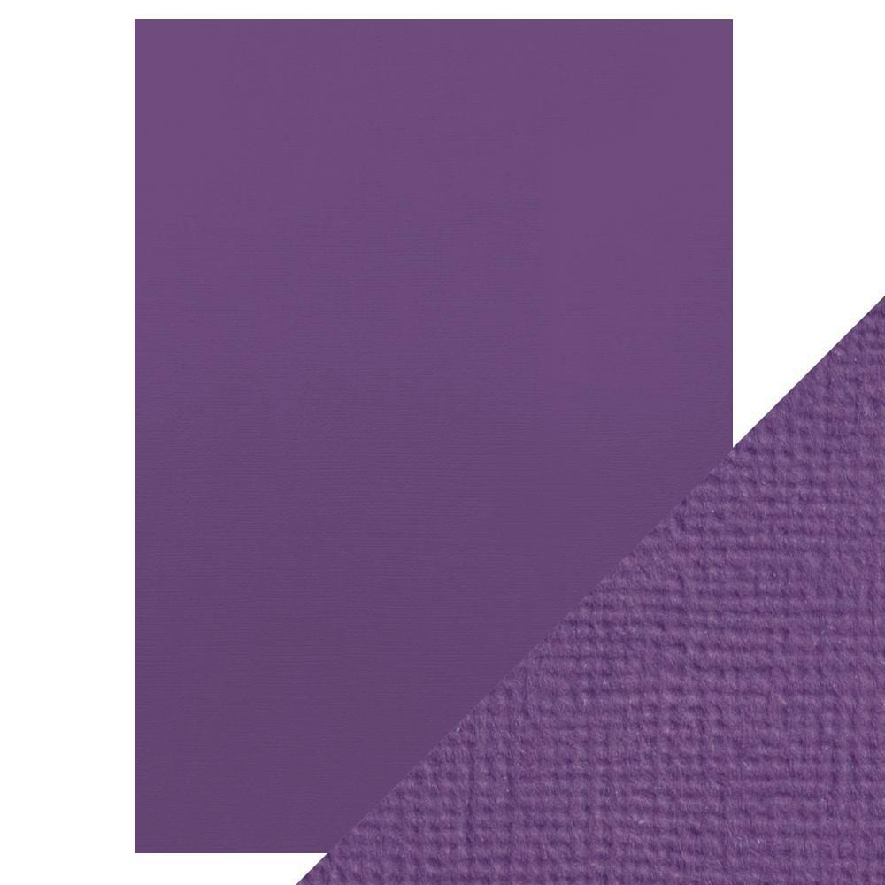Craft Perfect Classic Card Craft Perfect - Classic Card  - Amethyst Purple - Weave Textured - A4(10/PK) - 9055e
