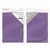 Load image into Gallery viewer, Craft Perfect Classic Card Craft Perfect - Classic Card  - Amethyst Purple - Weave Textured - A4(10/PK) - 9055e