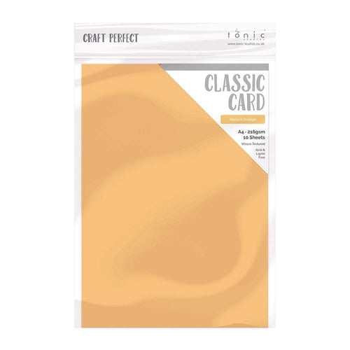 Craft Perfect Classic Card Craft Perfect - Classic Card - Apricot Orange - A4 - 216gsm - 10 Sheets - 9068E