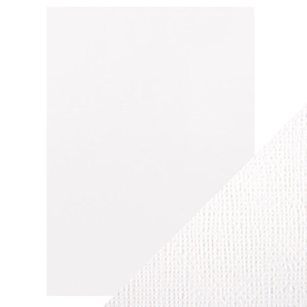 Craft Perfect Classic Card Craft Perfect - Classic Card  - Bright White - Weave Textured - A4(10/PK) - 9016e