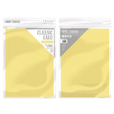 Load image into Gallery viewer, Craft Perfect - Classic Card  - Buttermilk Yellow - Weave Textured - A4(10/PK) - 9029e