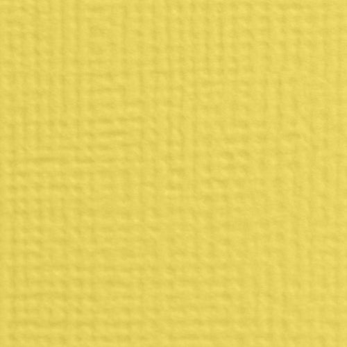 Craft Perfect - Classic Card  - Buttermilk Yellow - Weave Textured - A4(10/PK) - 9029e