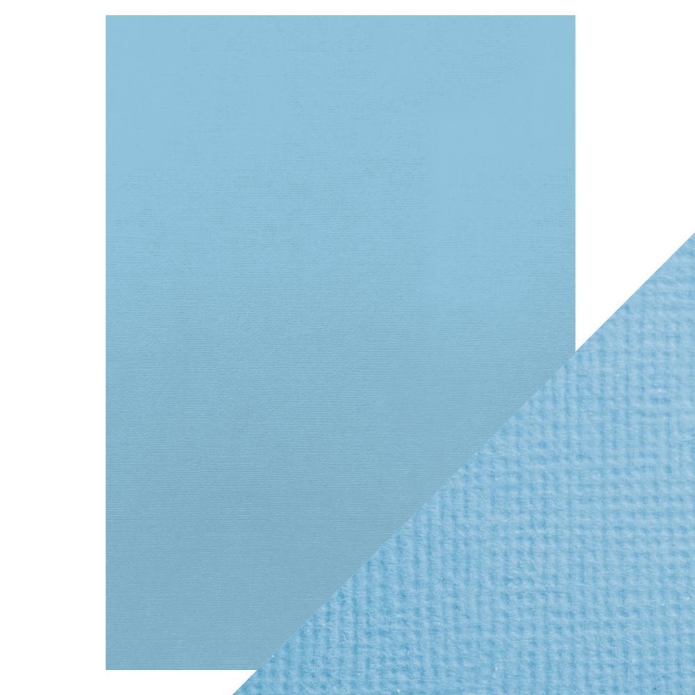 Craft Perfect Classic Card Craft Perfect - Classic Card  - Cornflower Blue - Weave Textured - A4(10/PK) - 9045e