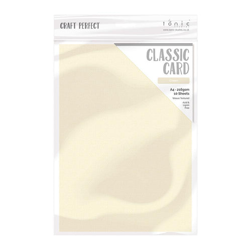 Craft Perfect Classic Card Craft Perfect - Classic Card - Cream - A4 - 216gsm - 10 Sheets - 9014E