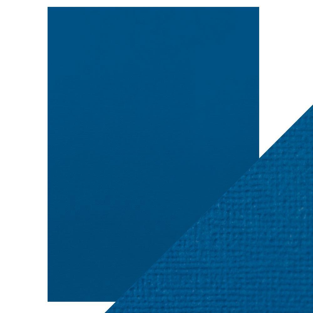 Craft Perfect Classic Card Craft Perfect - Classic Card  - French Blue - Weave Textured - A4(10/PK) - 9047e