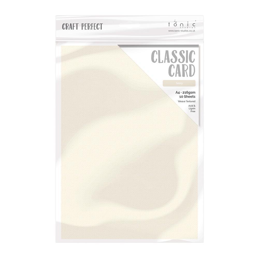 Craft Perfect - Classic Card - Ivory White - A4 - 216gsm - 10 Sheets ...