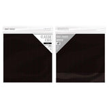 Load image into Gallery viewer, Craft Perfect Classic Card Craft Perfect - Classic Card - Jet Black - Weave Textured - 12&quot; x 12&quot; (5/Pk) - 9132e
