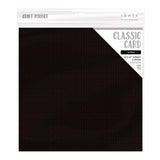 Load image into Gallery viewer, Craft Perfect Classic Card Craft Perfect - Classic Card - Jet Black - Weave Textured - 12&quot; x 12&quot; (5/PK) - 9132E