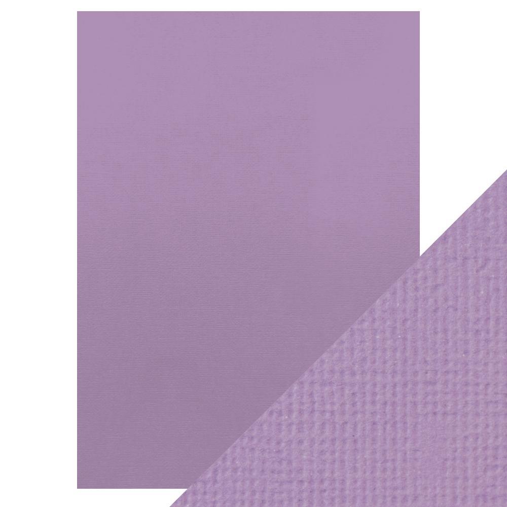 Craft Perfect Classic Card Craft Perfect - Classic Card  - Mauve Purple - Weave Textured - A4(10/PK) - 9052e
