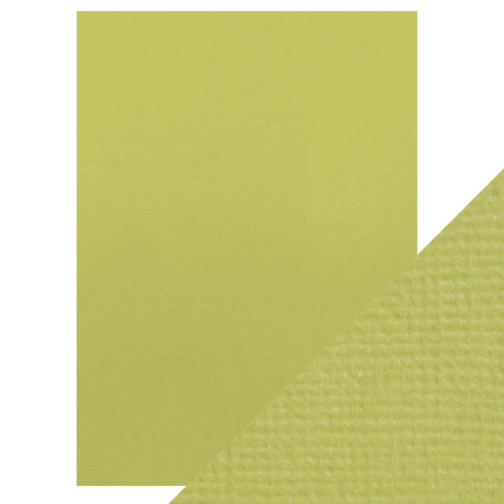 Craft Perfect Classic Card Craft Perfect - Classic Card  - Pistachio Green - Weave Textured - A4(10/PK) - 9031e
