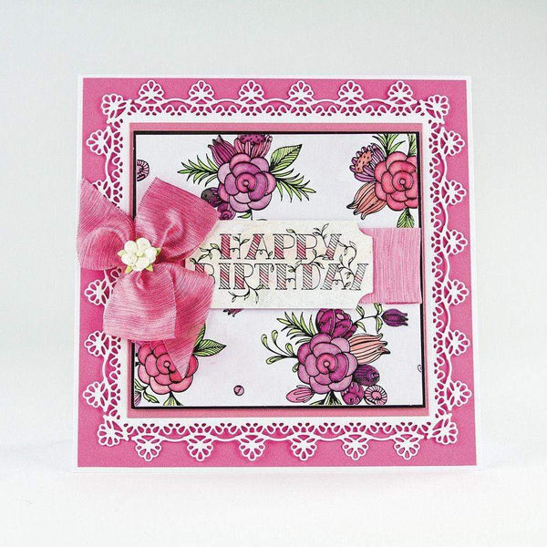 Craft Perfect Foiled Card Blanks Craft Perfect - Foiled Card Blanks - Delicate Floral Set - 9398E