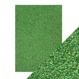 Load image into Gallery viewer, Craft Perfect Glitter Card Craft Perfect – Glitter Card - Lucky Shamrock - A4 - 250gsm - 5 Sheets - 9945E