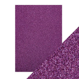 Load image into Gallery viewer, Craft Perfect Glitter Card Craft Perfect - Glitter Card - Nebula Purple - A4 (5/PK) - 9946e