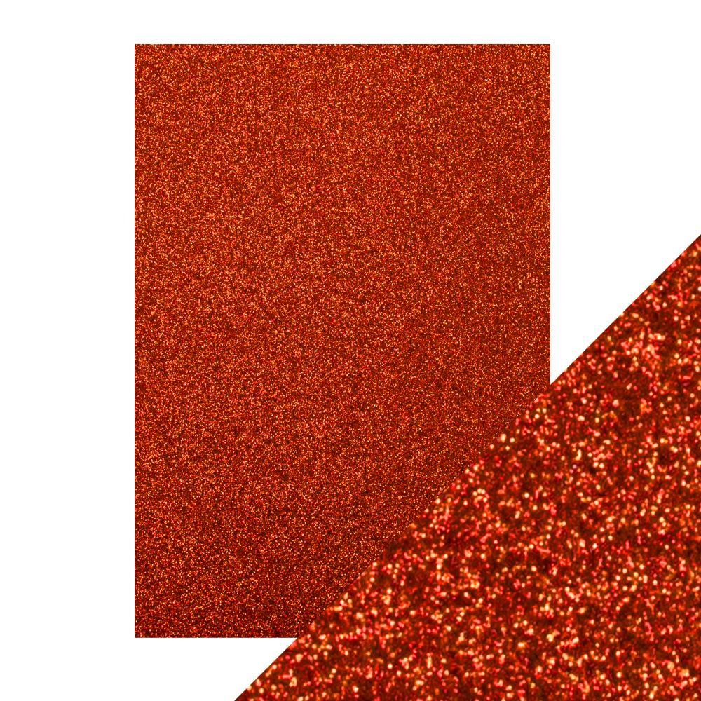 Craft Perfect Glitter Card Craft Perfect – Glitter Card - Ruby Ritz - A4 - 250gsm - 5 Sheets - 9944E